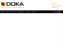 Tablet Screenshot of doeka.com
